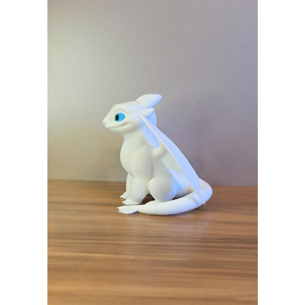 Dragão Decorativo 3D Fofinho Estilo Geek para Mesa Estante Presente Criativo