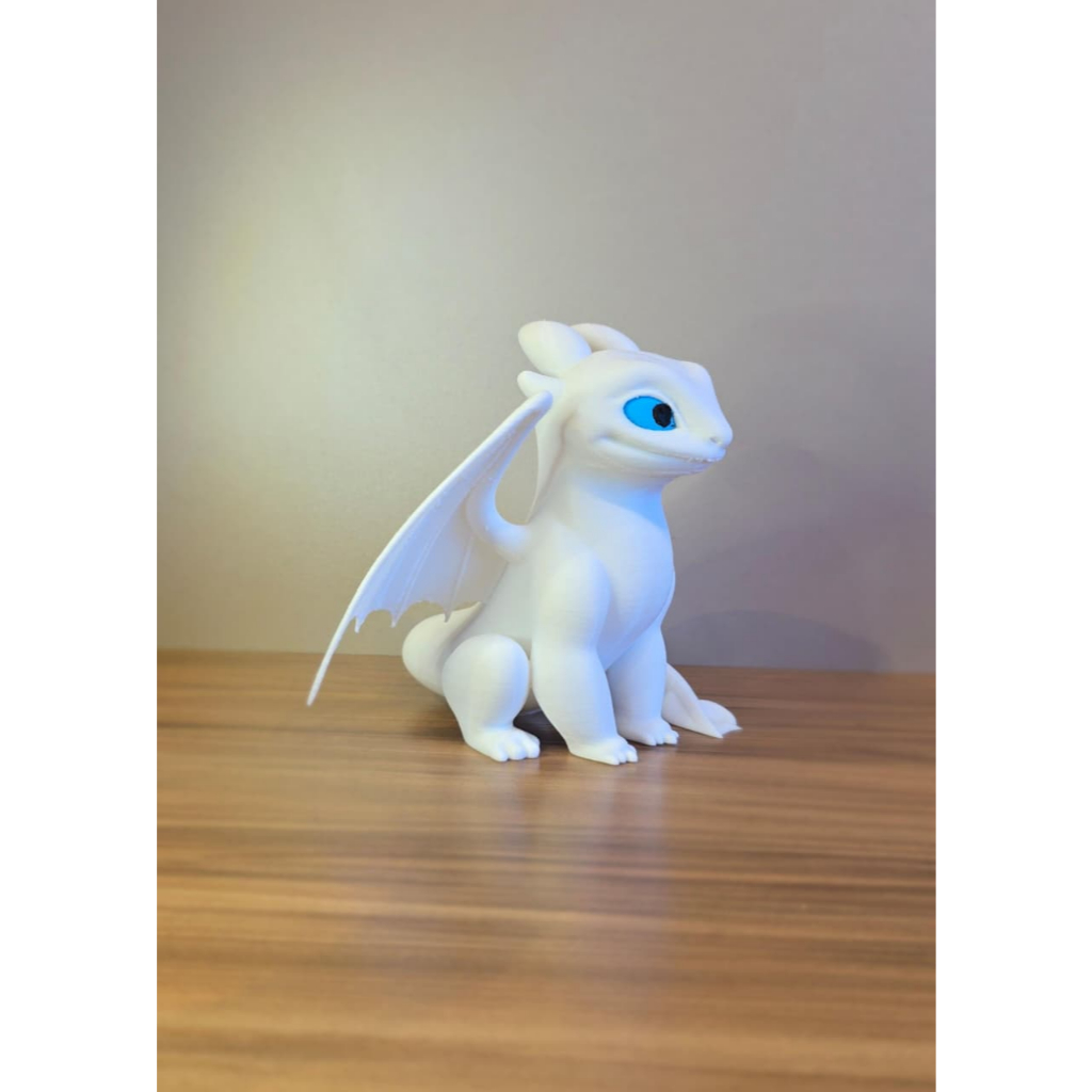 Dragão Decorativo 3D Fofinho Estilo Geek para Mesa Estante Presente Criativo