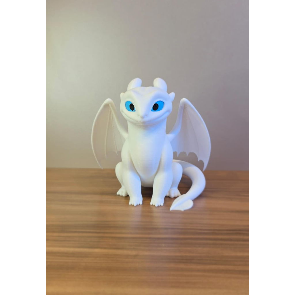 Dragão Decorativo 3D Fofinho Estilo Geek para Mesa Estante Presente Criativo