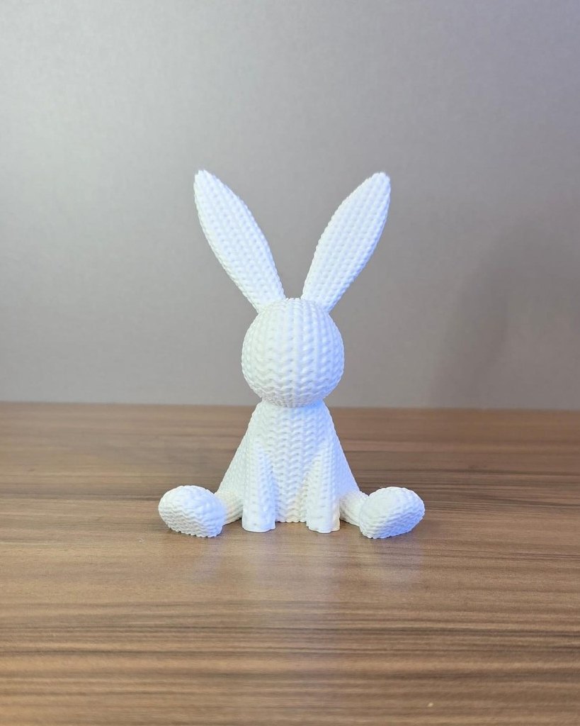 Coelho Decorativo 3D Fofo Miniatura Cute Enfeite Páscoa Presente