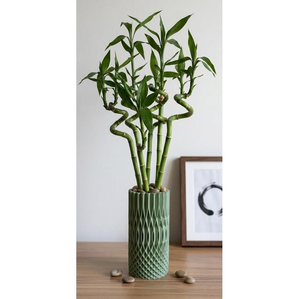 Vaso Decorativo Moderno 3D Texturizado Porta Plantas Minimalista