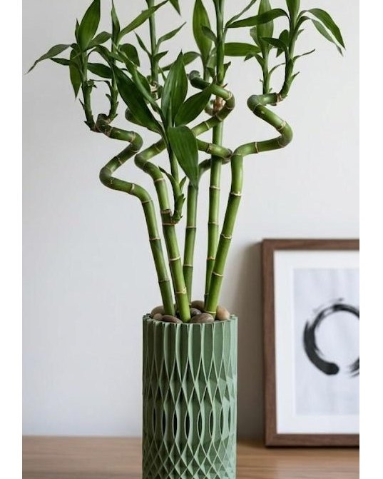 Vaso Decorativo Moderno 3D Texturizado Porta Plantas Minimalista