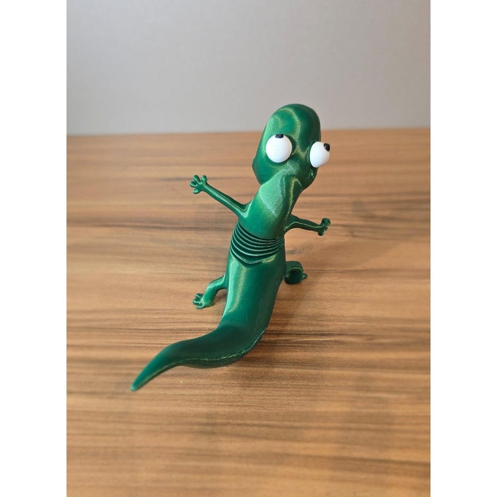 Lagarto Articulado Fidget Toy Impressão 3D Brinquedo Decorativo Anti Stress Colecionável