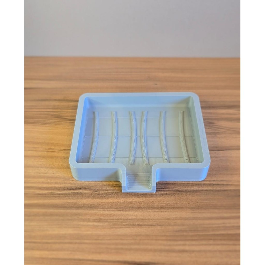 Kit Suporte Pia + Descanso Colher 3D Organizador Cozinha Escorredor Esponja Prático