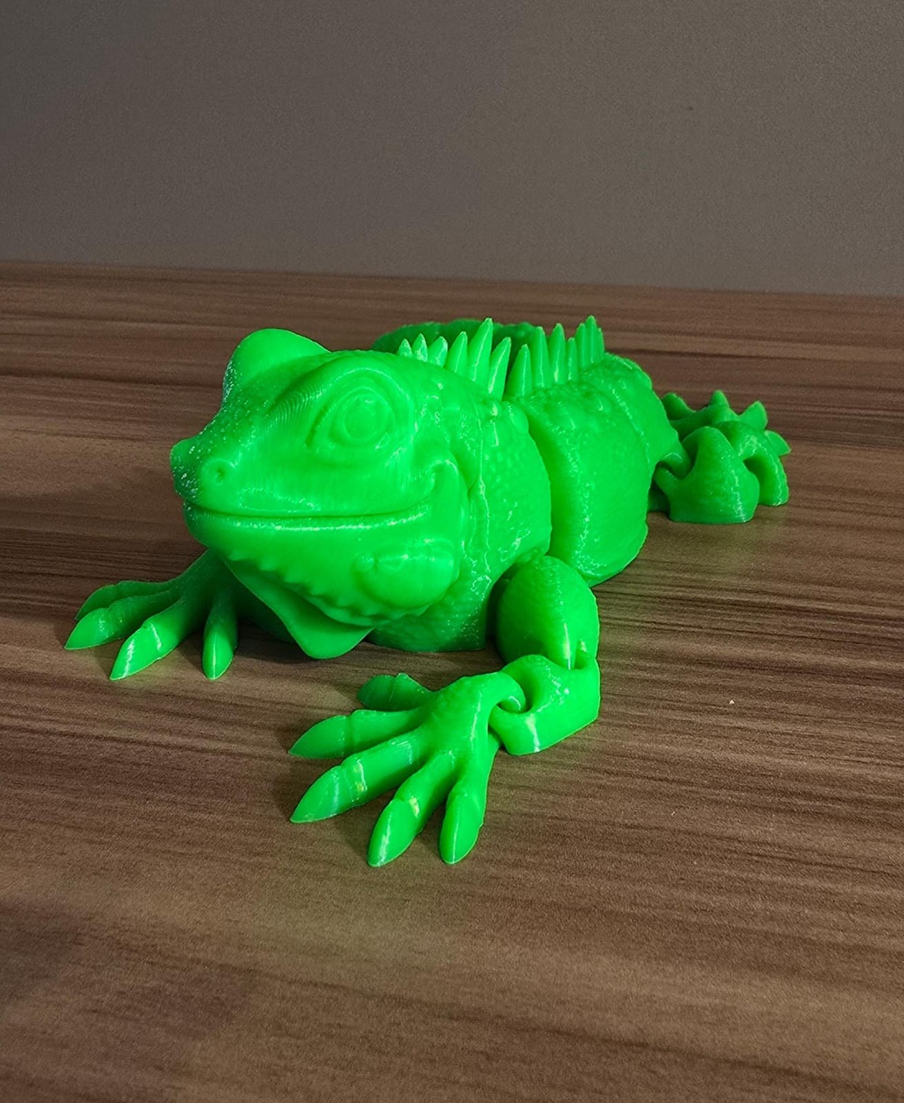 Iguana Articulada 3D Grande Flexível Fidget Anti Estresse Brinquedo Sensorial