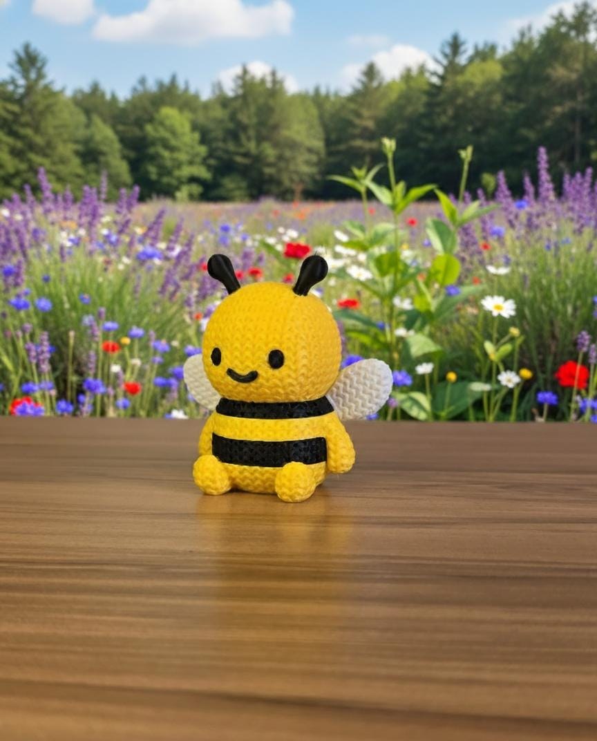 Abelhinha Decorativa 3D Fofa Miniatura Cute Presente Infantil Enfeite