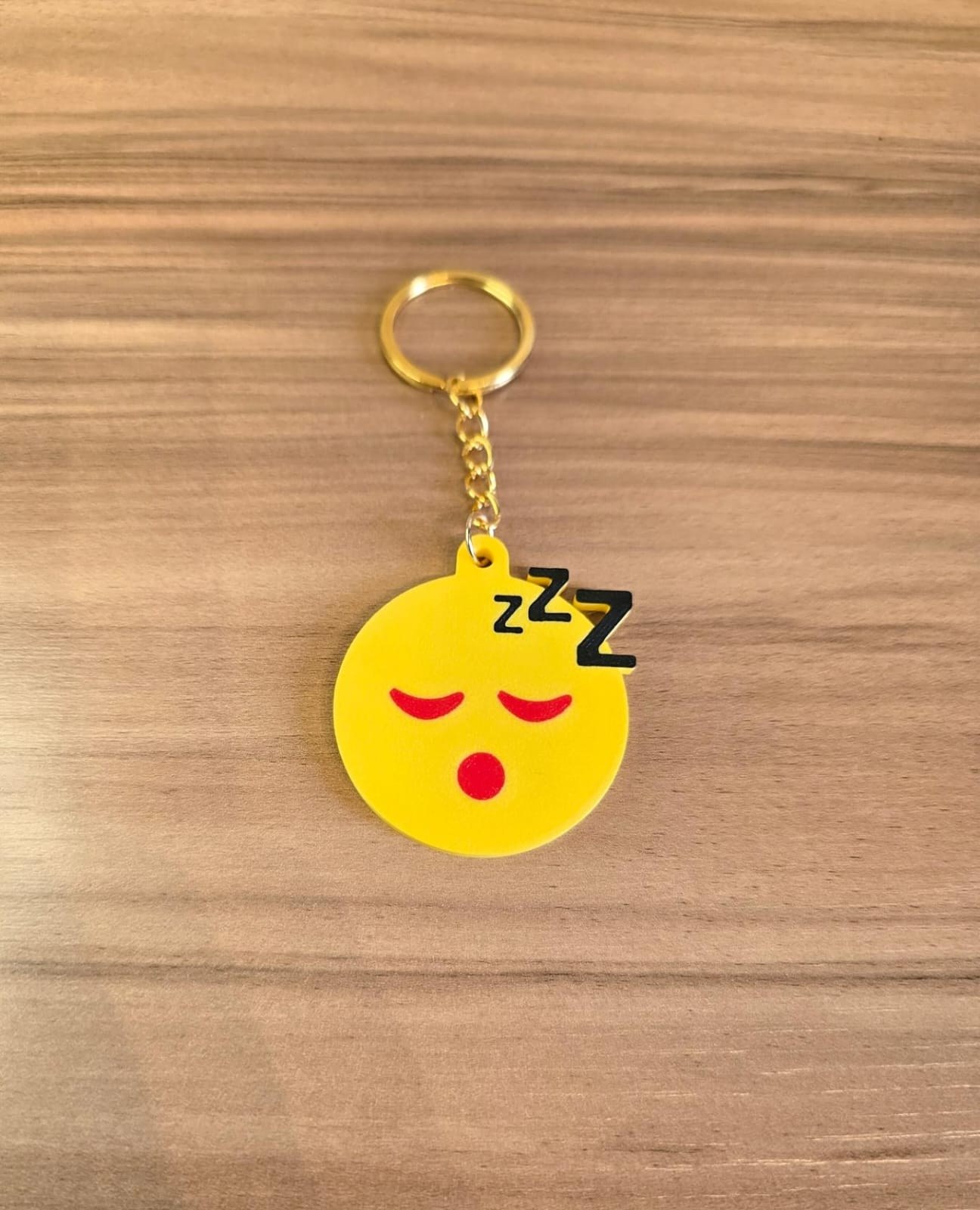 Chaveiro Emoji Divertido Personalizado Impressão 3D Colorido Presente Criativo Fofo