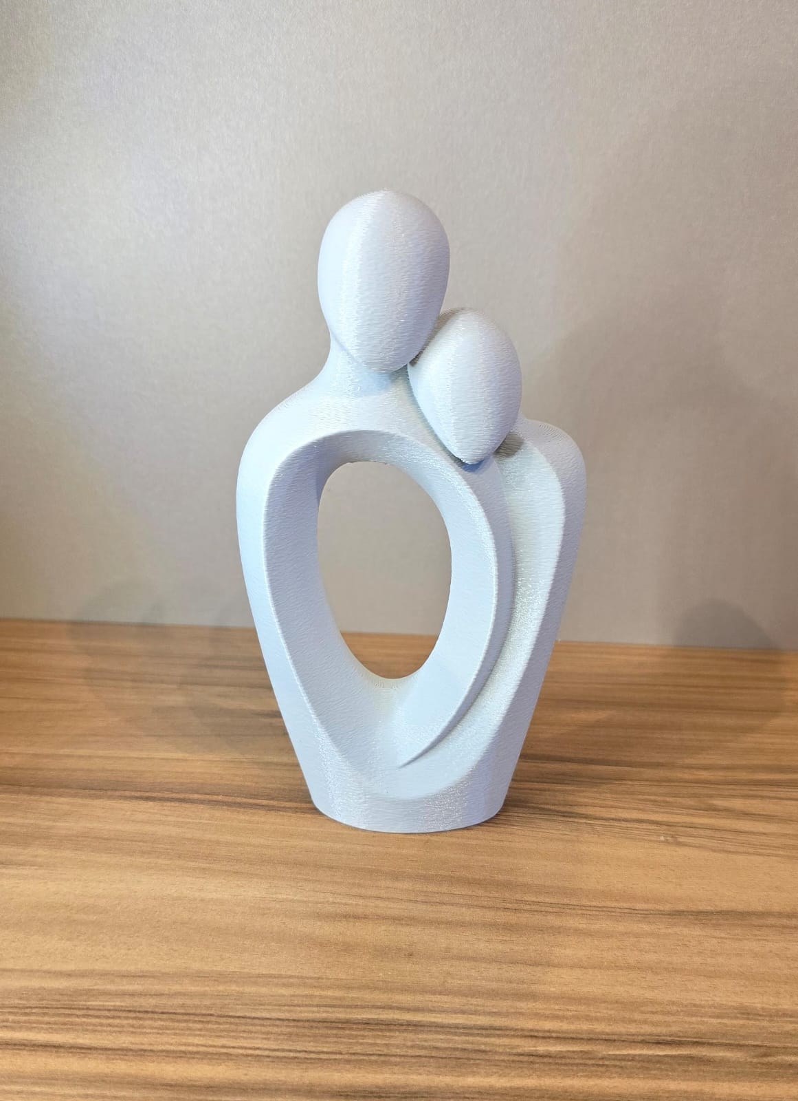 Escultura Decorativa Casal Abstrato em Impressão 3D Peça Moderna Elegante para Sala Presenteo