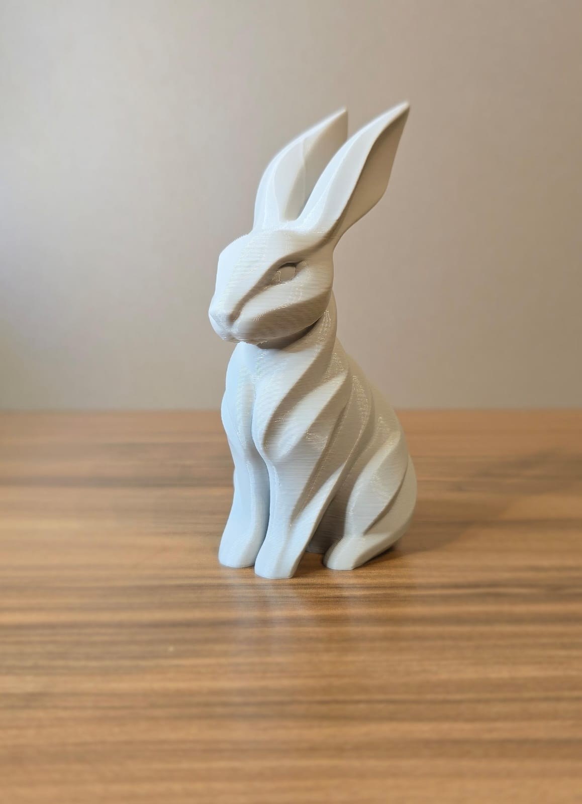Coelho Decorativo Moderno em Impressão 3D Escultura Minimalista Elegante para Sala Quarto