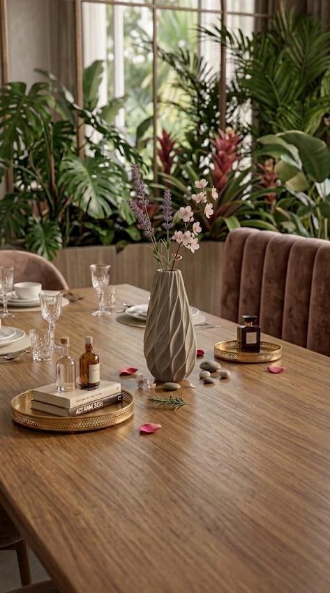 Vaso Decorativo Moderno Design Ondulado Texturizado Impressão 3D para Sala e Mesa