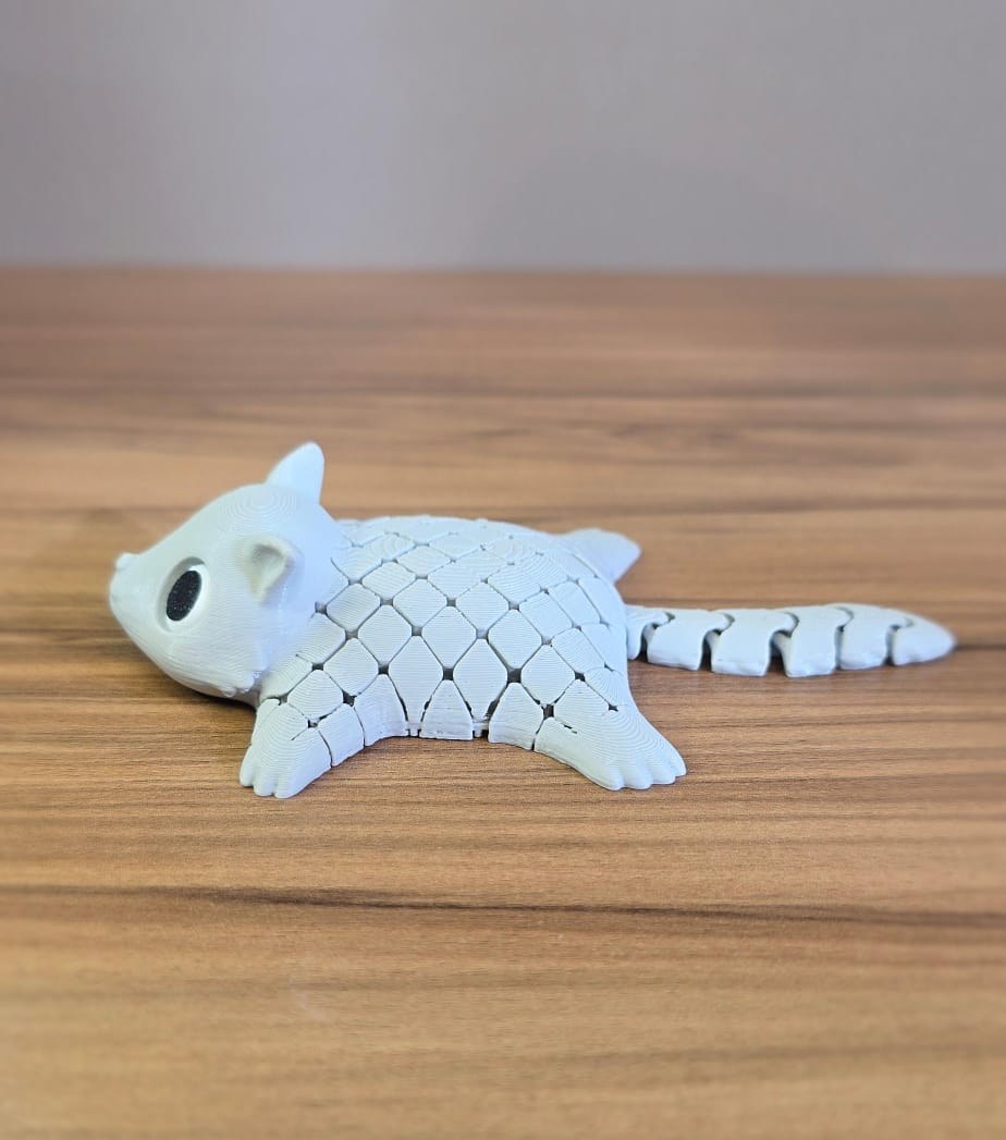 Esquilo Voador Articulado Flexível Impressão 3D Fidget Toy Anti Stress Decoração Mesa