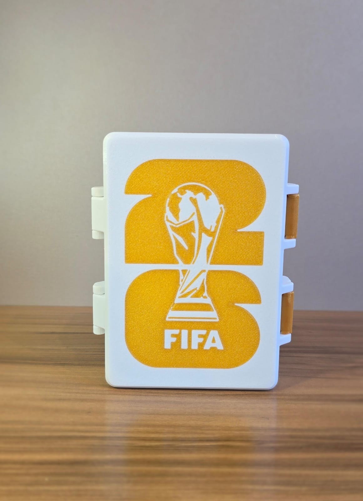 Estojo Organizador FIFA 2026 Porta Cartas e Cards Colecionáveis Design Exclusivo Impressão 3D