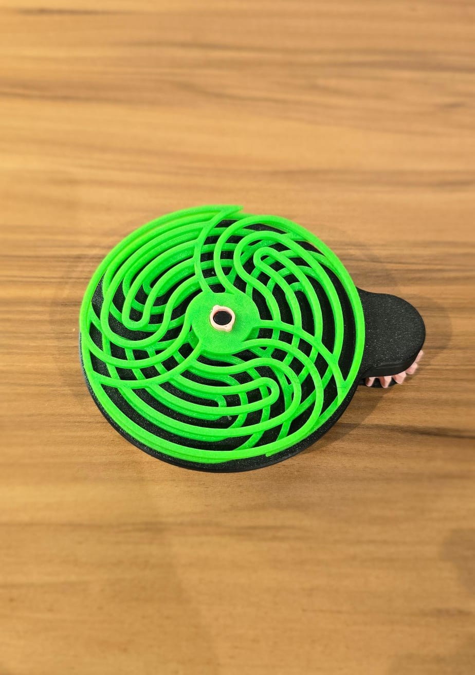 Brinquedo Giratório Fidget Spinner Design Moderno Impressão 3D Anti Estresse Ansiedade
