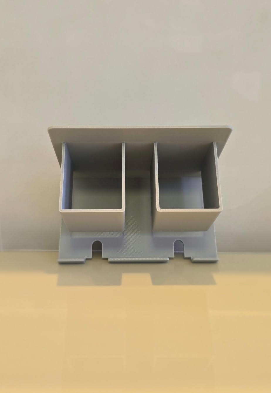 Suporte de Parede para Escova e Pasta de Dente Organizador Banheiro Lavabo Moderno