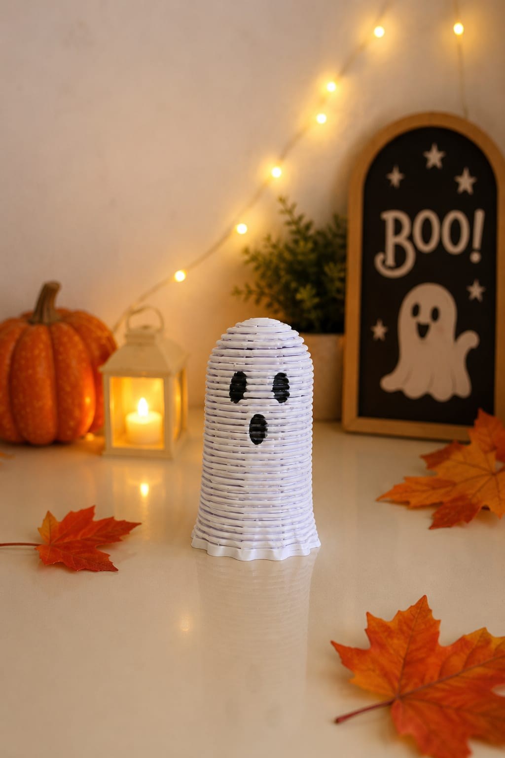 Fantasma Mola Articulado 3D Flexível Brinquedo Sensorial Fidget Decoração Halloween Antiestresse