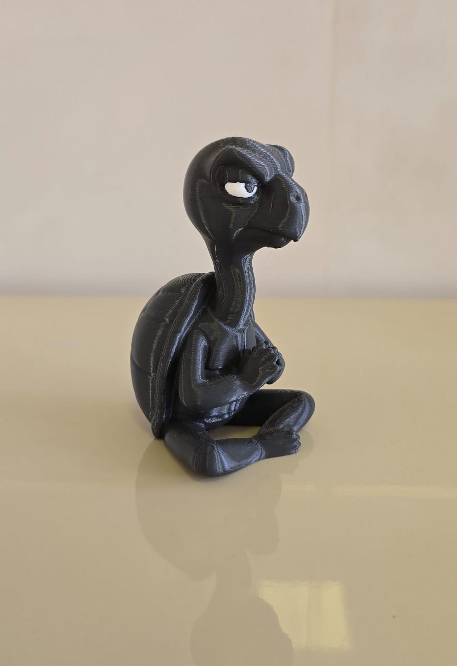Estatueta Rabugenta em Meditação Decoração Criativa Impressão 3D para Mesa - UNIDADE