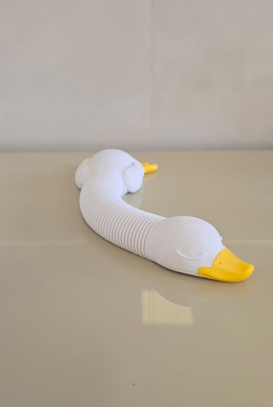 Brinquedo Pato Articulado Flexível em Impressão 3D Design Fofo Interativo Infantil