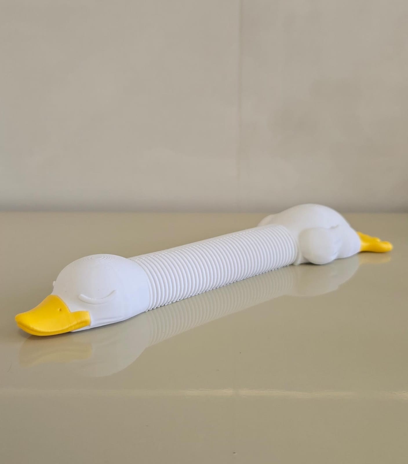 Brinquedo Pato Articulado Flexível em Impressão 3D Design Fofo Interativo Infantil